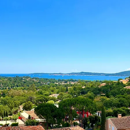 Les Restanques Roses 1274 Vue Mer Et Golfe De St Tropez- Climatisation - Wifi Grimaud Exterior photo