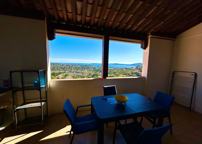 Les Restanques Roses 1274 Vue Mer Et Golfe De St Tropez- Climatisation - Wifi